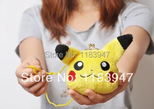 10pcs New fashion lovely pikachu coin purse case wallet wholesale | Багаж и сумки