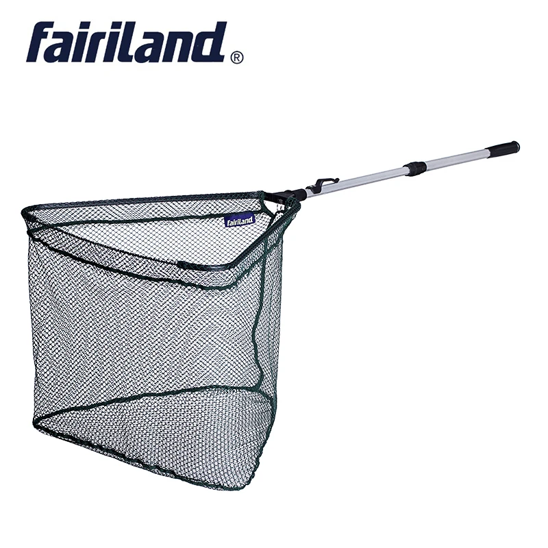 Fairiland 1 3 m 50*50 см большие размеры Складная рыболовная Леска сеть brailer Алюминиевый