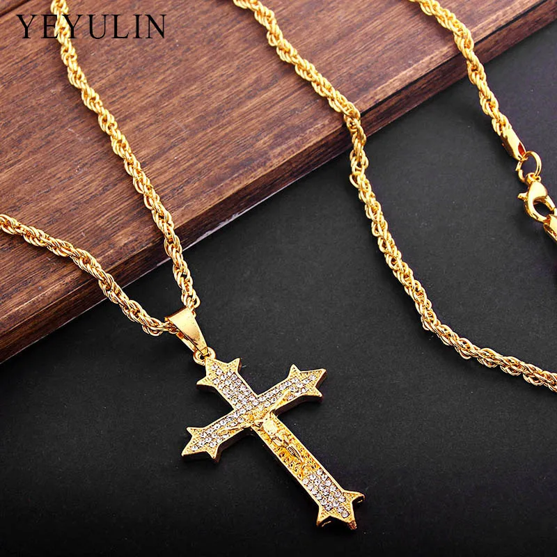 Мужское ожерелье в стиле хип хоп|necklace jewelry|cross pendant necklacecross |
