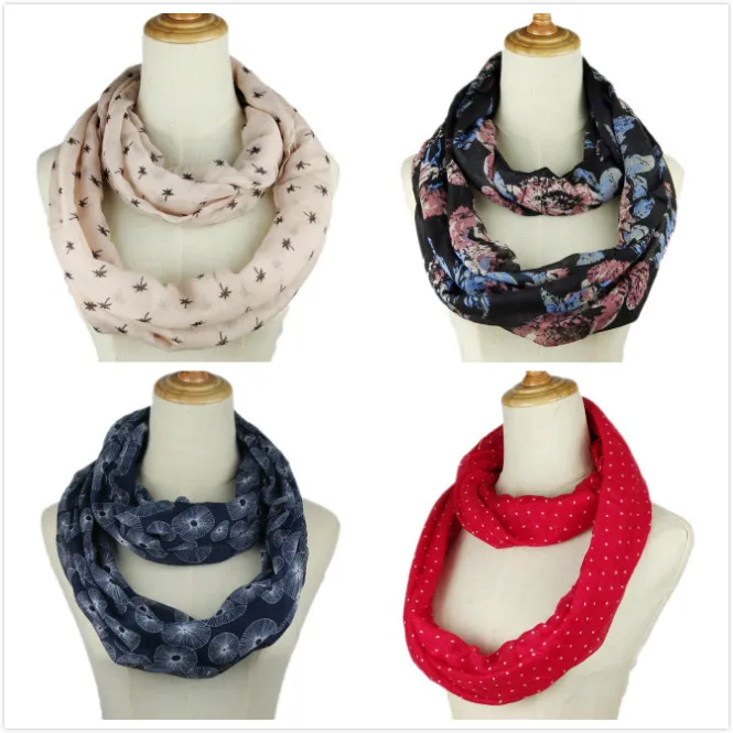 Осенне-зимний женский шарф бесконечности модные Бронзовые Шарфы с принтом