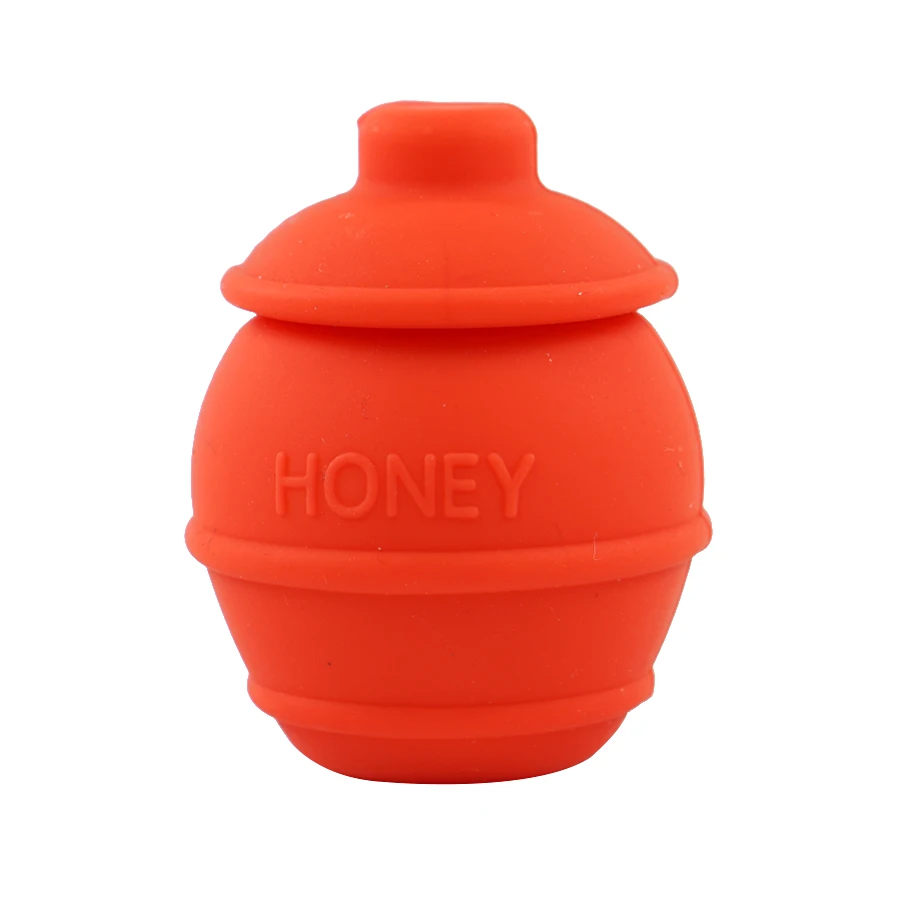 red 35 мл honey bee honey Dab Box пчелиный контейнер для насекомых, отличные силиконовые контейнеры с антипригарным покрытием, силиконовая банка для хранения жидкого крема - Цвет: red