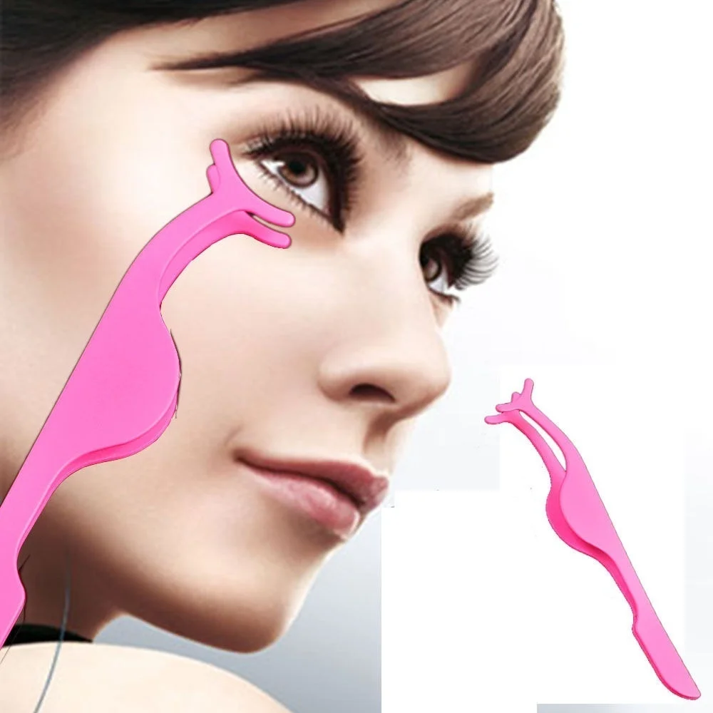 Аппликатор MINCH из нержавеющей стали для искусственных ресниц|false eyelashes tweezers|eyelash