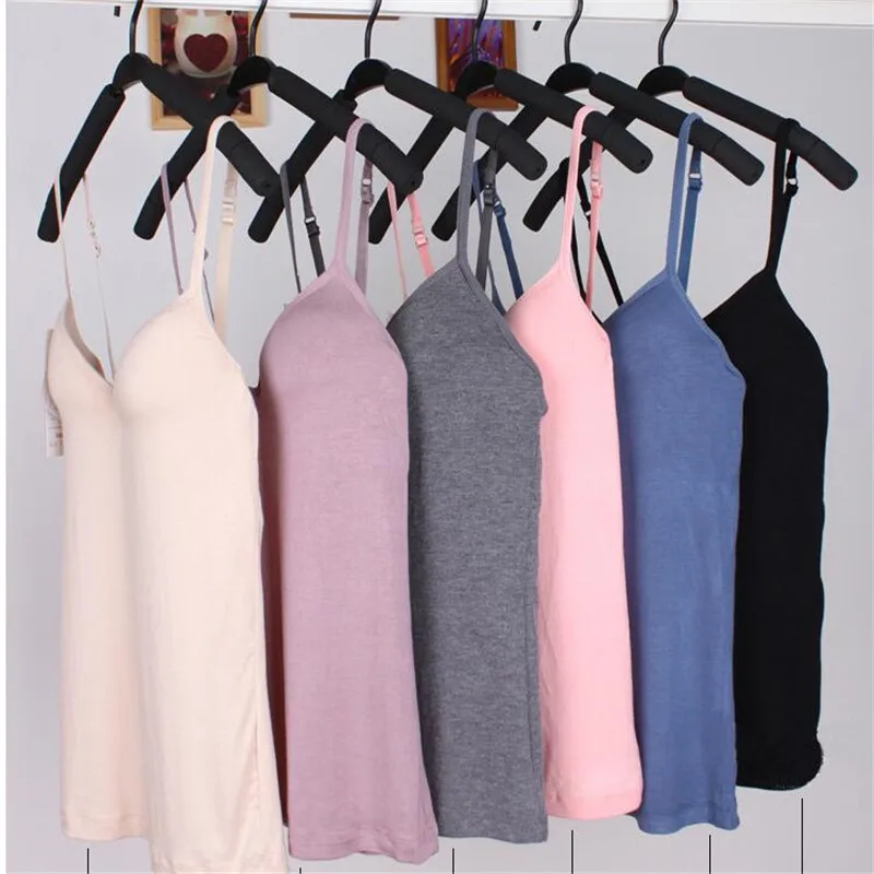 Модные стильные майки с v образным вырезом для женщин тонкие Модальные 6 цветов