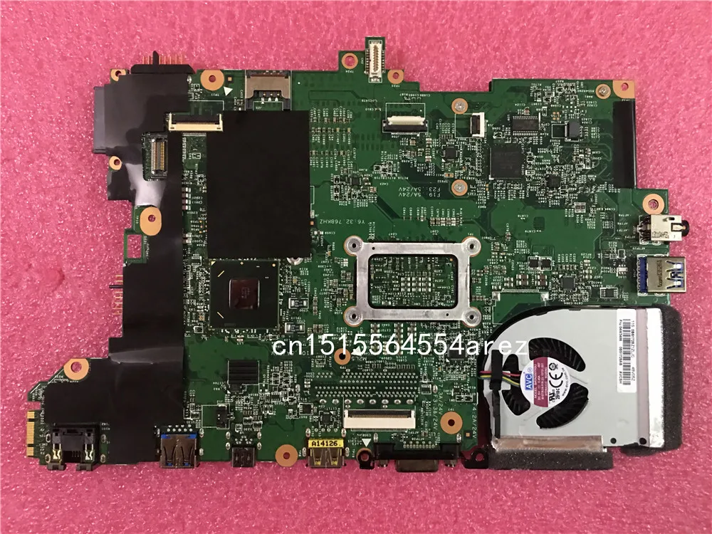 Оригинальный ноутбук Lenovo ThinkPad T430s T430si материнская плата i5 с вентилятором