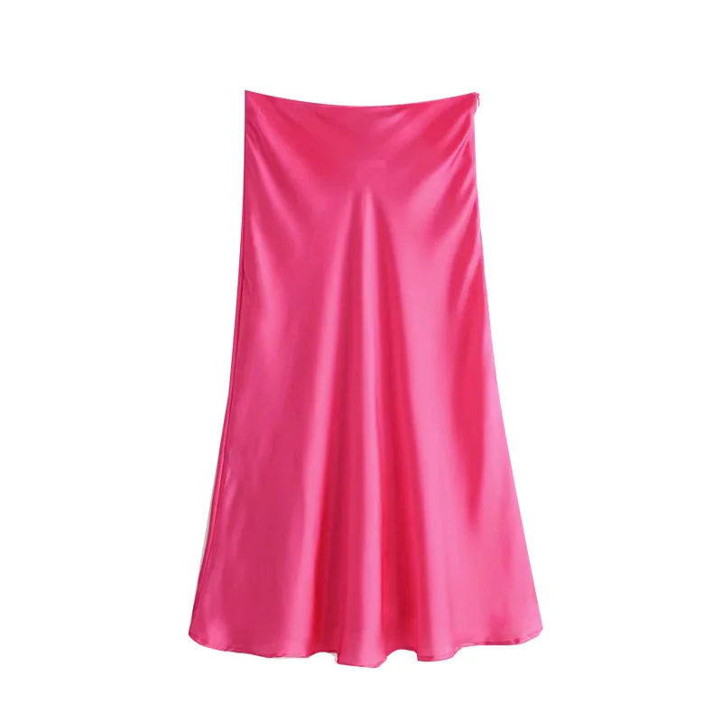 Однотонная плиссированная юбка миди для женщин 2019 модная уличная одежда с