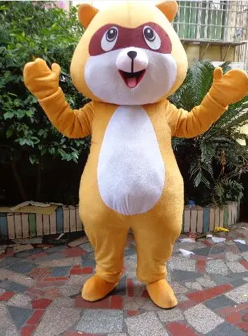 

High quality Free Shipping Coati Mascot Costume Little raccoon Mascot Costume