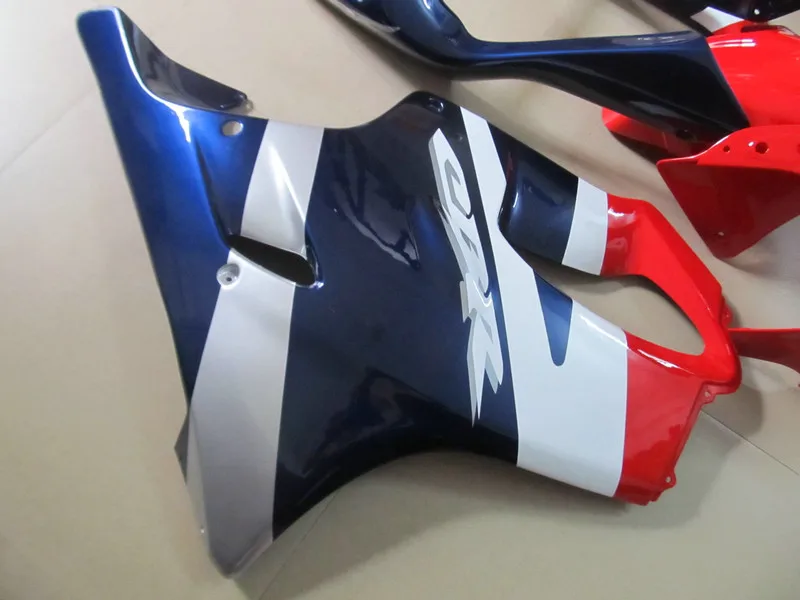 Набор для литья под давлением обтекатель HONDA CBR600F4I 01 02 03 CBR600 F4I 2001 2002 2003 ABS Red White bue
