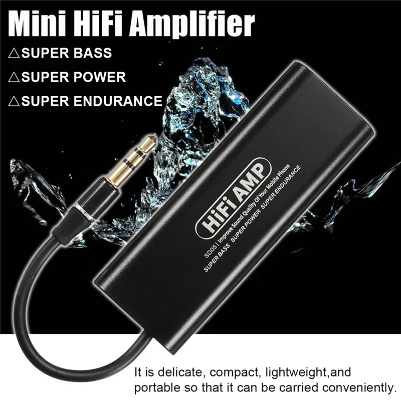 Усилитель для наушников LEORY SD05 профессиональный Hi-Fi портативный ультратонкий