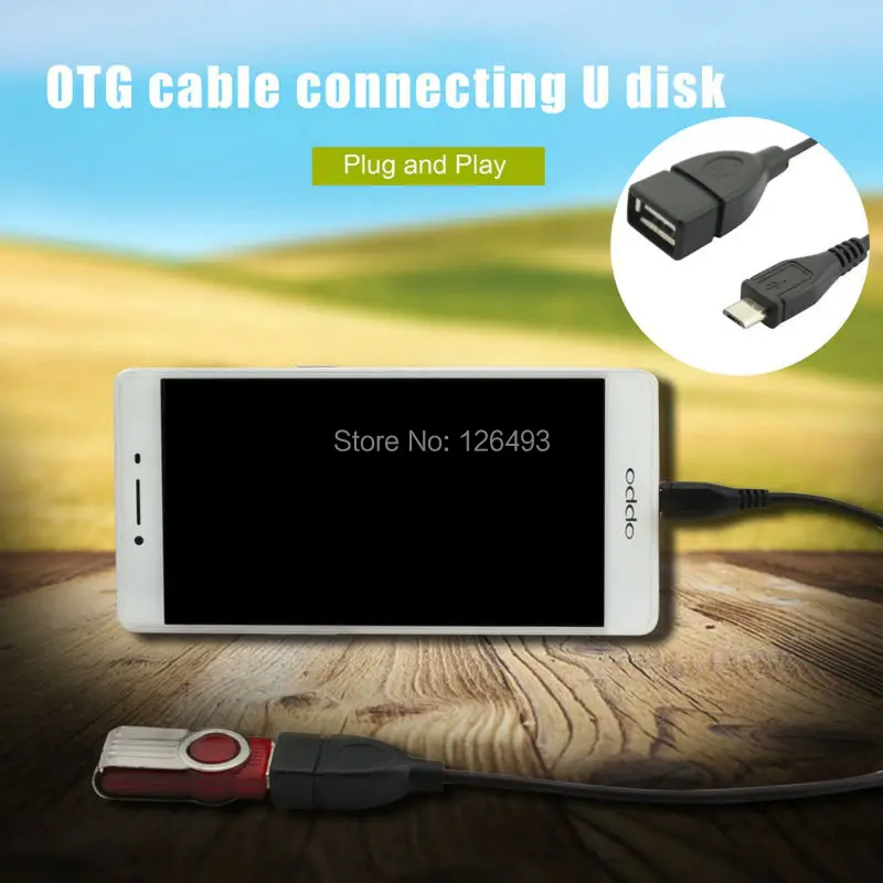 Микро USB otg кабель адаптер для Iphone Sumsong Lenovo sony или usb камер которые поддерживают