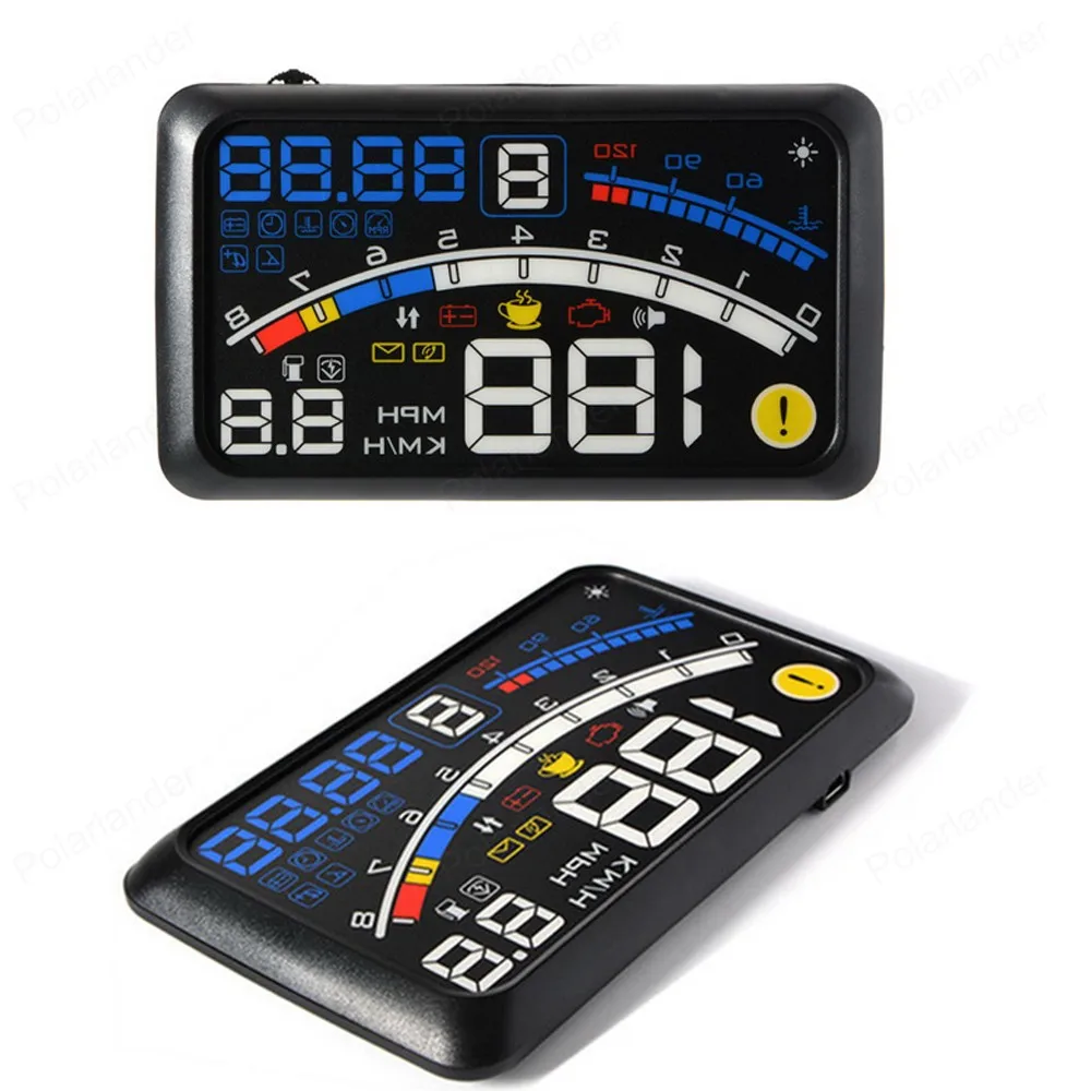Диагностика данных о потреблении HUD Дисплей F4 Смарт OBD2 и EUOBD цифровой спидометр