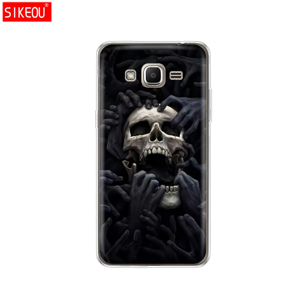 12095 Чехол из ТПУ для samsung Galaxy J2 Prime G532 SM-G532F, 5 дюймов, чехол, мягкий силиконовый чехол для samsung J2 Prime, чехол с котом и цветами - Цвет: 12095