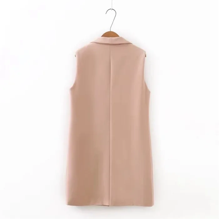 Плюс размер, XXL-5XL, без рукавов, женский жилет, весна, модный однотонный кардиган с большими карманами, повседневные топы для женщин G56