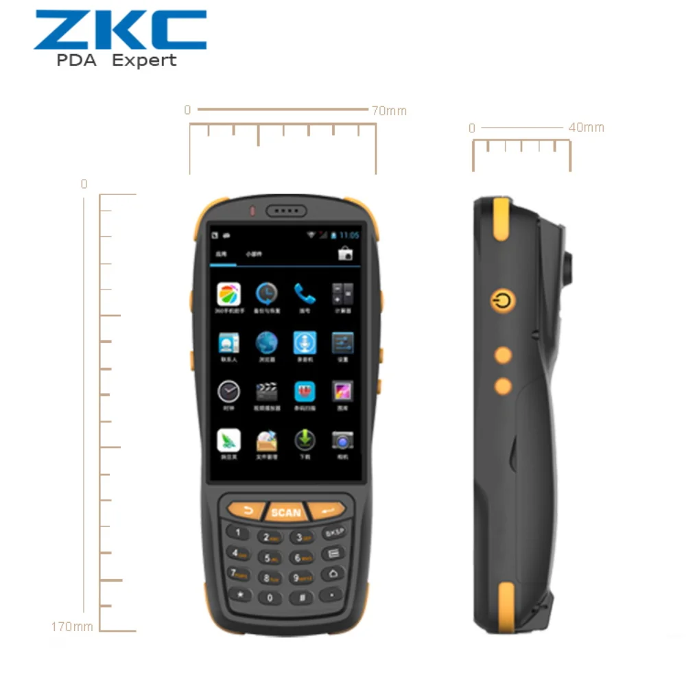 Портативный сканер штрих-кода QR PDF417 с бесплатным SDK Android 7 1 считыватель NFC RFID PDA |