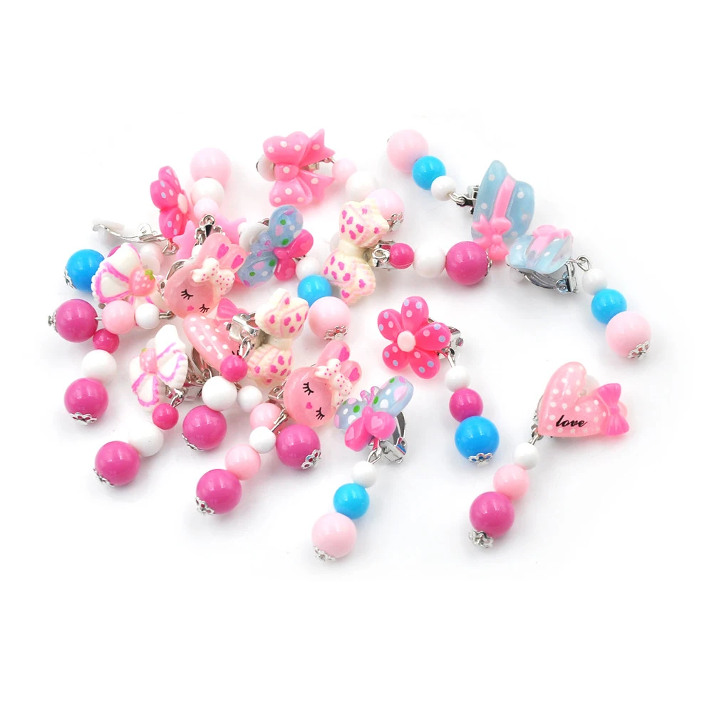 1 пара милые детские заколки для ушей с животными корейский стиль креативные