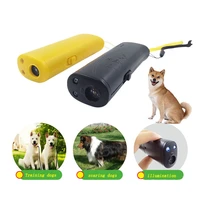 ultrasound dog training repeller control trainer device 3 in 1 anti barking stop bark dogs pet outdoor carrier training device