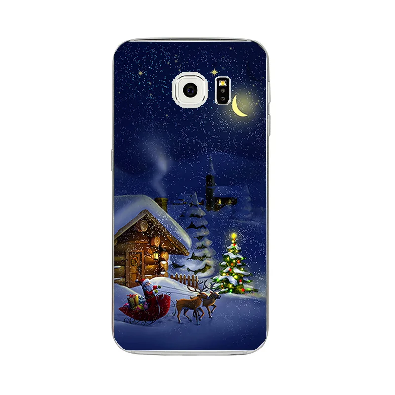Силиконовый чехол для Galaxy S6 Edge Plus чехол для телефона для Samsung Galaxy S6 оболочка для C5 C5Pro C5000 крышка с Рождеством узор