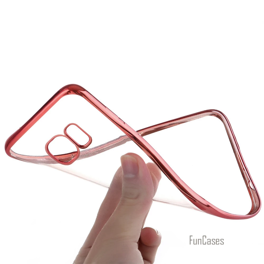 Для samsung Galaxy S6 край PlusTransparent полный Мягкий защитный чехол из термопластика