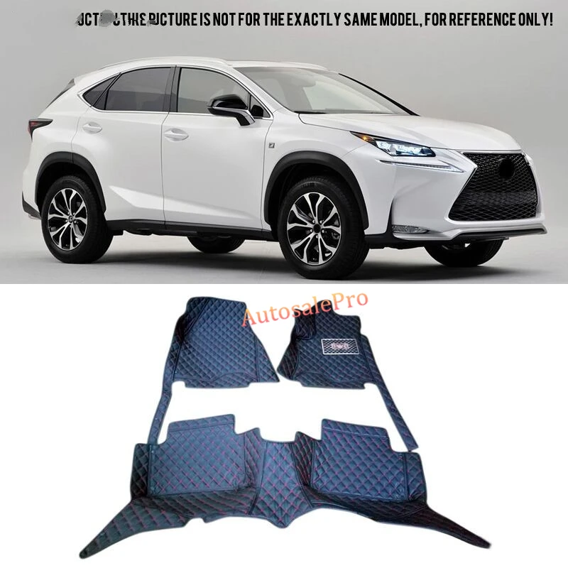 Для Lexus NX200T AZ10 2015 2016 левый/правый руль черный красный автомобиль ковер спереди и