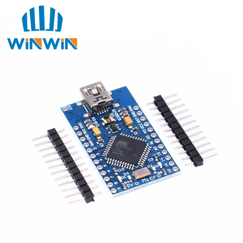 Мини USB ATmega32U4 Pro Micro 5V 16 МГц Доска модуль для Arduino/Leonardo ATMega 32U4 контроллер Pro-Micro