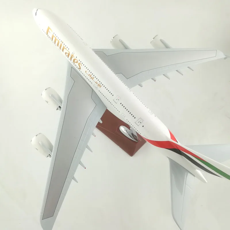 Воздушный пассажирский самолет 45 47 см Эмирейтс a380 модель самолета Модель игрушки