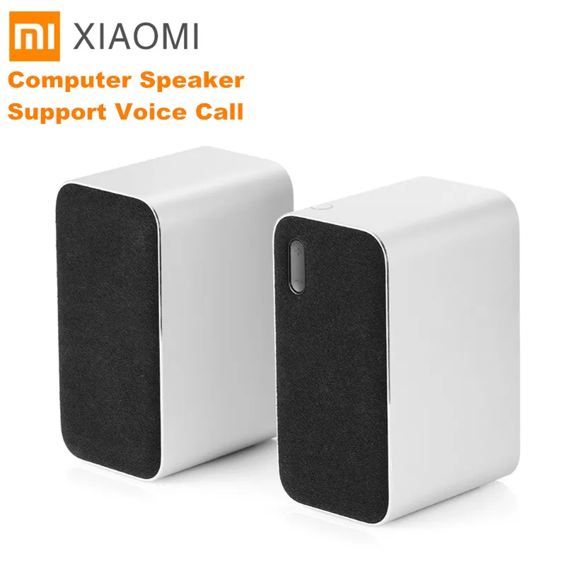 

Original Xiaomi Bluetooth Computer Speaker Portable Double Bass Stereo Wireless Speaker Bluetooth4.2 Support Voice Call