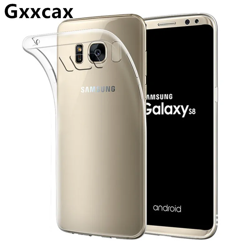 Ультратонкий Прозрачный мягкий чехол из ТПУ для Samsung Galaxy S6 S7 Edge A6 A8 S8 S9 J4 J6 J3 J7 Plus A7 A9