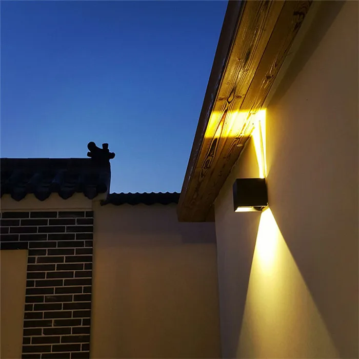 Наружный светильник Beam degree adjustable LED Wall Lamp Waterproof Outdoor Lights 7W 12W Up And Down Lighting Indoor Engineering Porch Garden Light.