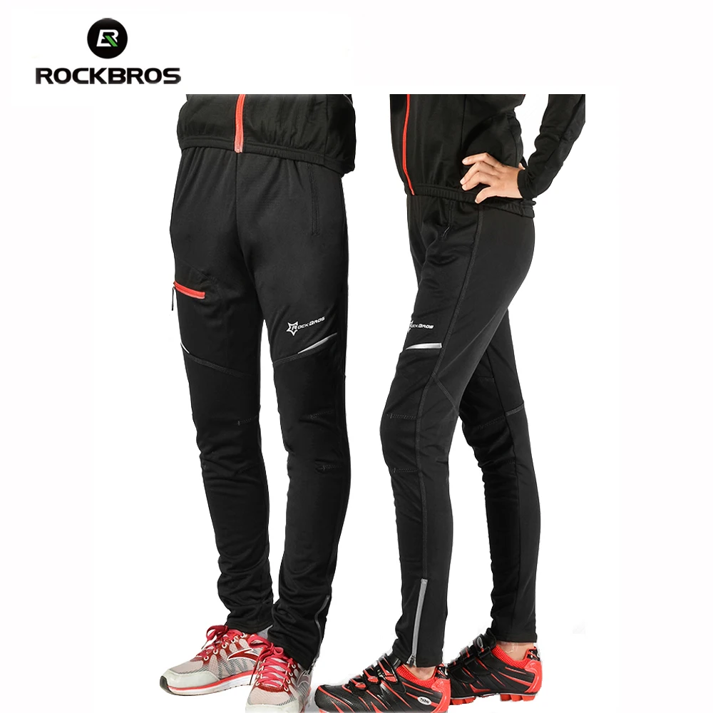 

ROCKBROS Men Women Cycling Pants MTB Road Bike Sport Pants Windproof Breathable Spodnie Rowerowe Running Bicycle Pants