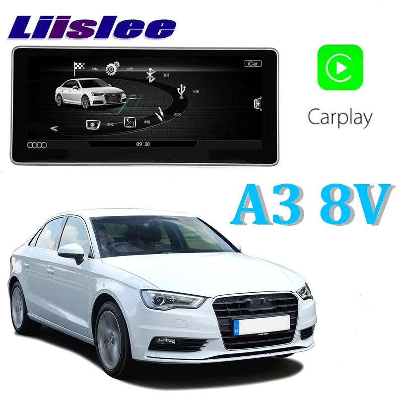 Liislee автомобильный мультимедийный плеер NAVI 8,8 дюймов для Audi A3 8V 2013~ MMI Riginal автомобильный MMI стиль Радио Стерео gps навигация