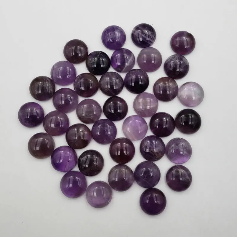 

Wholesale 50pcs/lot 2019 fashion high quality natural stones round CAB CABOCHON beads for jewelry Accessories making 14mm free