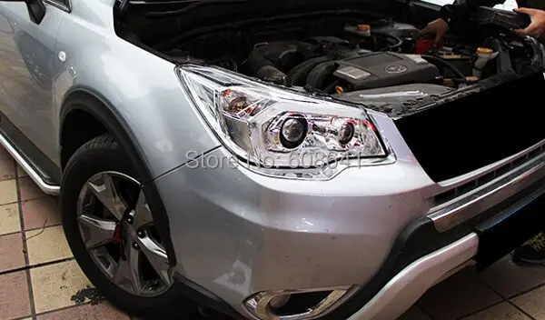 Светодиодный головной фонарь с правой ручкой и хромированным корпусом для Subaru