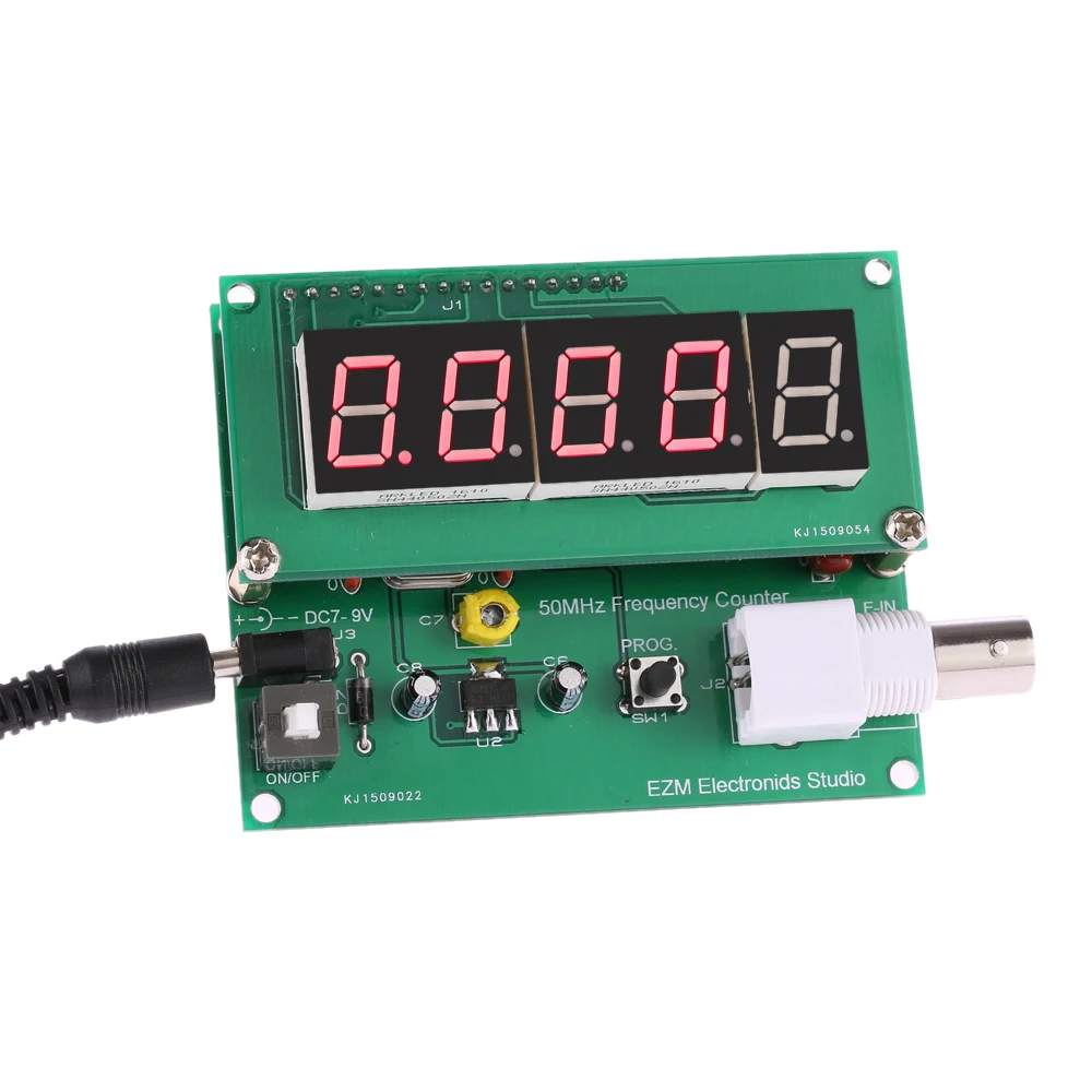 1Hz 50 МГц Высокая чувствительность частота частотного счетчика счетчик 7 9V 50mA DIY Kit