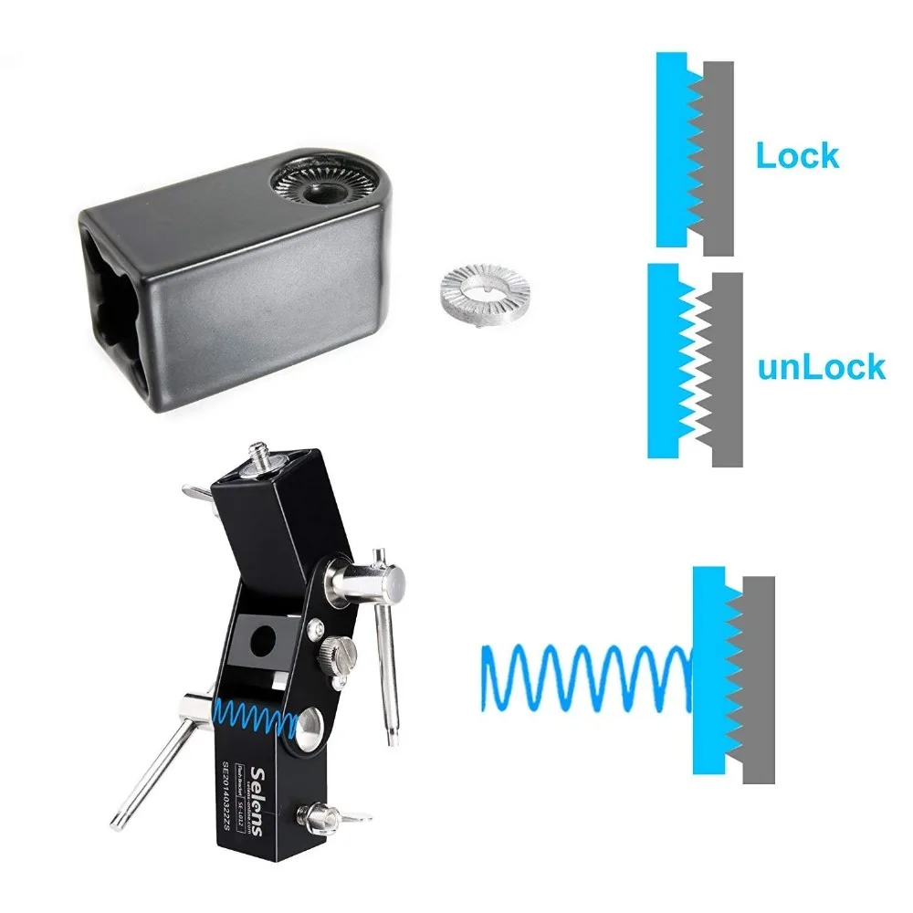Selens SE-L012 кронштейн для вспышки Speedlite зонт держатель светильник стенд винт крепление L кронштейн аксессуары для фотосъемки
