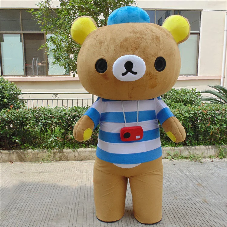 Индивидуальные Janpan костюмы талисмана Rilakkuma мультипликационный персонаж с