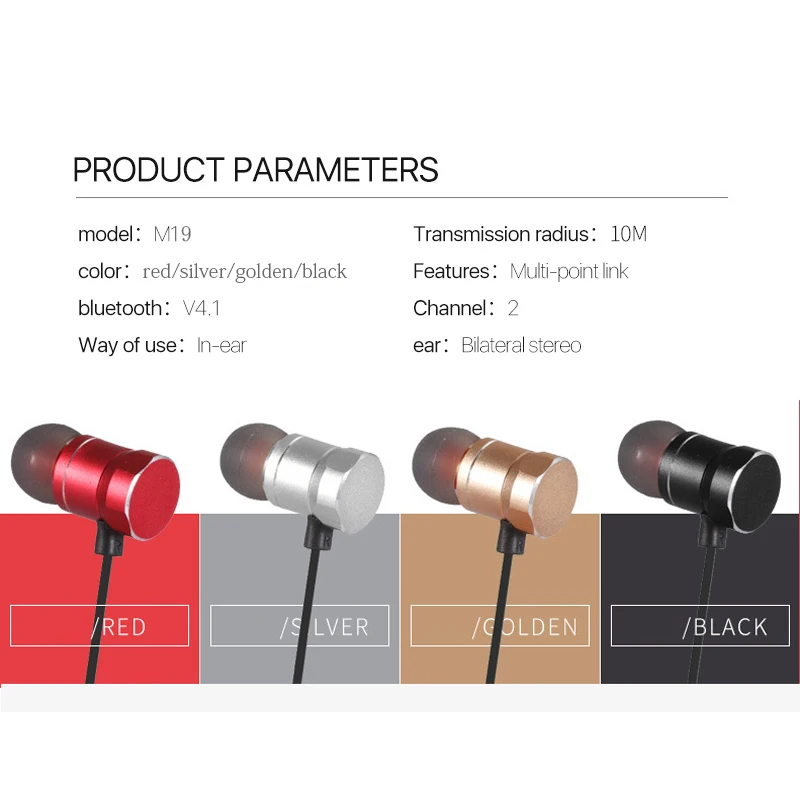 Магнитные Bluetooth наушники для спорта бега беспроводной bluetooth-наушник гарнитура с