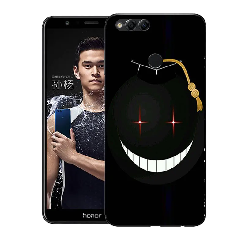 Силиконовые чехлы для Huawei Honor 7X чехол 5 93 дюйма 7 X задняя крышка телефона с принтом