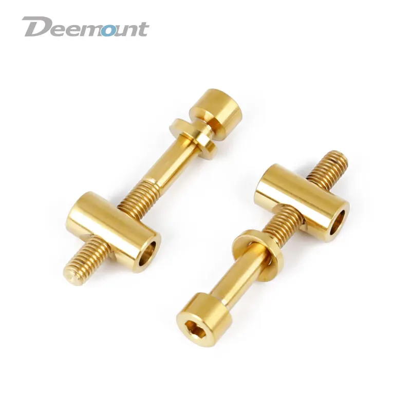 Deemount 2 шт. M5x30/40 велосипедная Подседельный штырь титановые болты с шестигранной