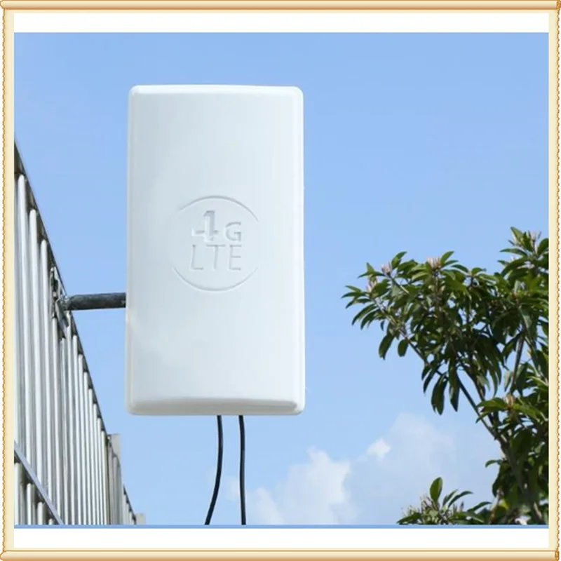 4G LTE MIMOoutdoor antenna 2*24dBi LTE dual polarization panel antenna double SMA -Male connector 10M cable for huawei router