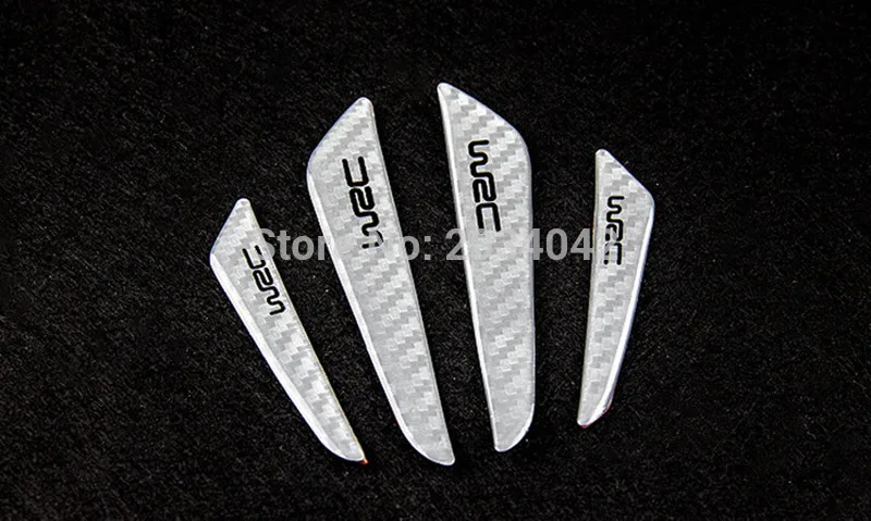 4 шт./лот автомобильный Стайлинг углеродное волокно автомобильная дверь боковая