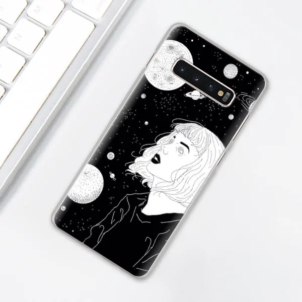 Чехол для samsung Galaxy S10e S10 Plus S7 S8 S9 Plus Note 8 9 M10 M20 M30 жесткий чехол Coque - Цвет: 014