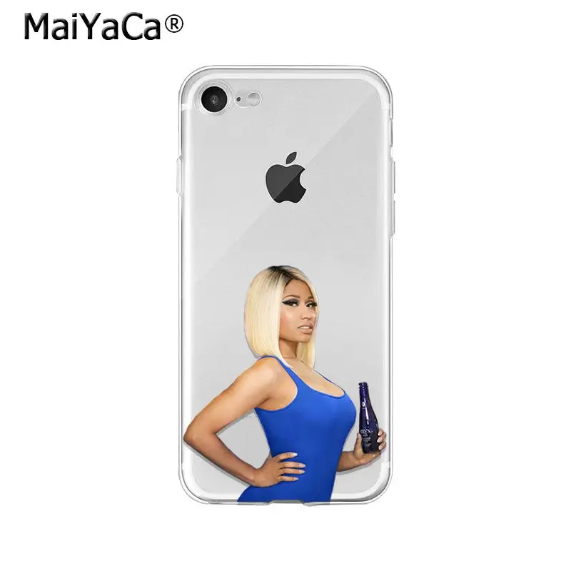 A9 MaiYaCa Рэппер Nicki Minaj мягкий чехол для телефона из ТПУ для iPhone X XS MAX 6 6S 7 7plus 8 8Plus 5 5S XR - Цвет: A9