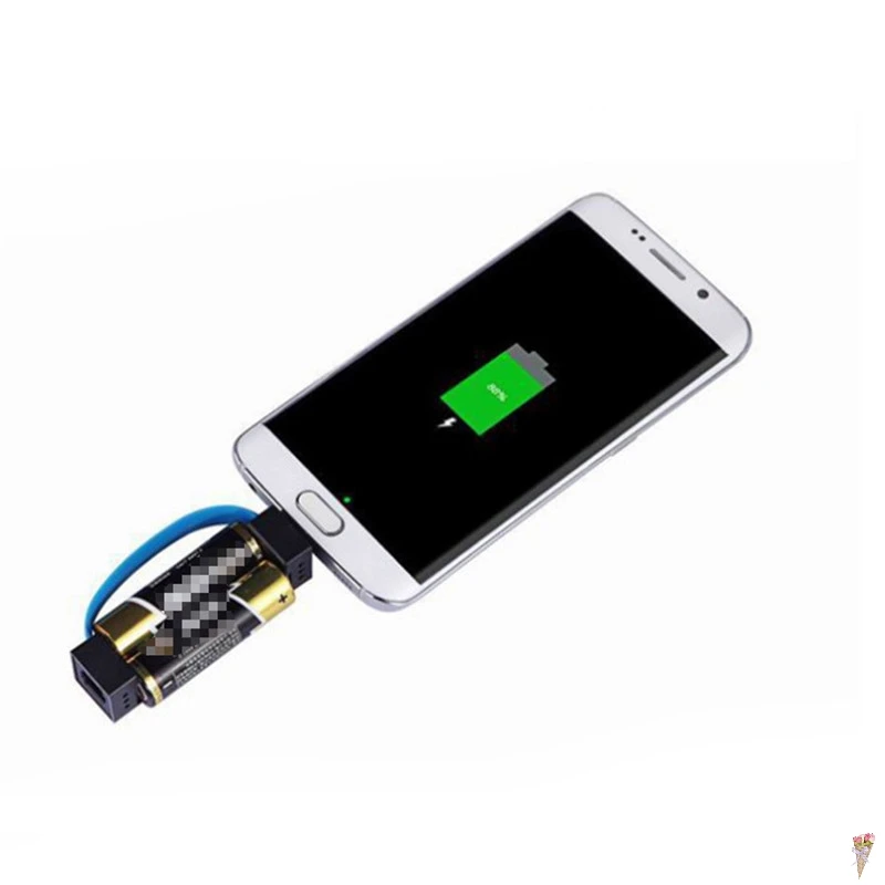 1 шт. мини внешний портативный Micro USB аккумулятор чехол для Samsung HTC Android Power Bank Case