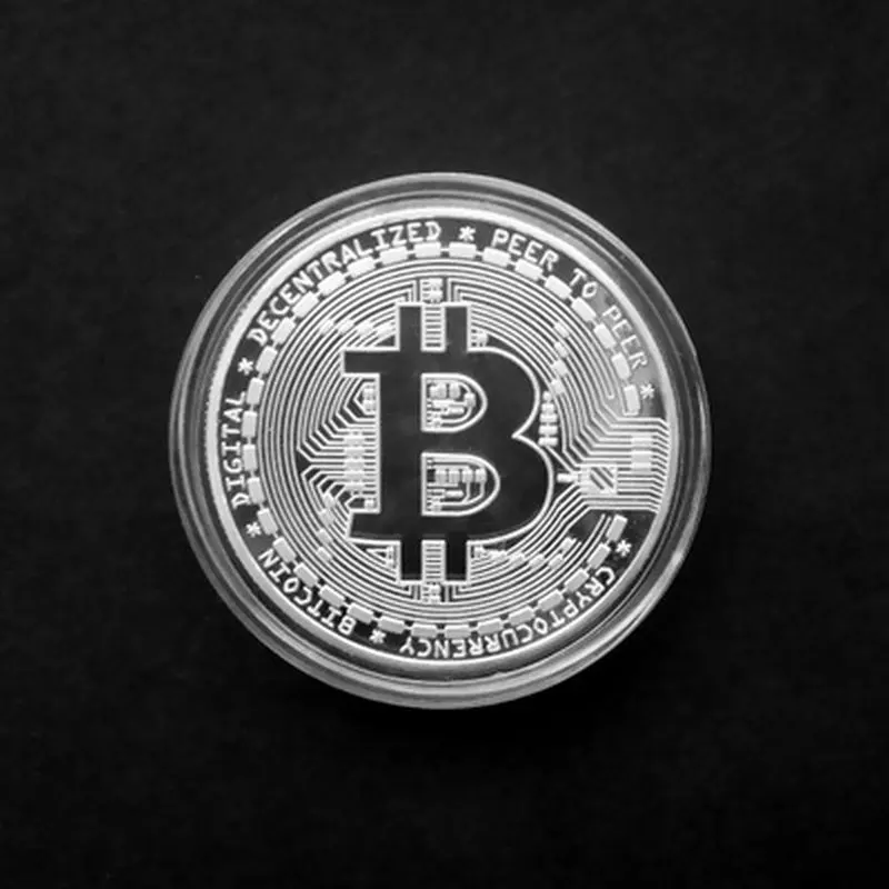 Коллекционный сувенир Биткоин 40 мм медаль праздничные украшения для домашней