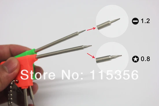 Переносной Многоцелевой Набор отверток для ключей 6 в 1 iphone4 4S 5 набор инструментов