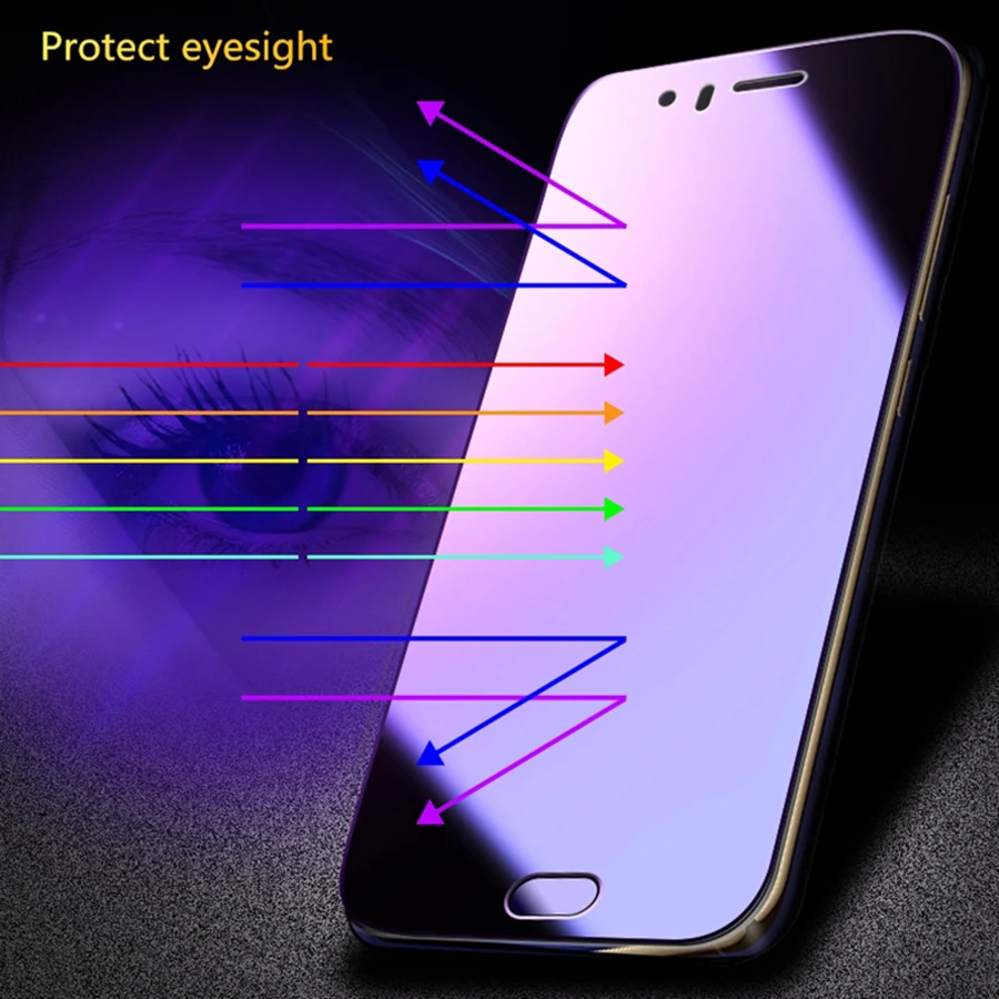 Для Xiaomi Redmi 6A S2 примечание 6 5 Pro 4X 5A 4 плюс матовый Anti UV Фиолетовый Синий свет HD