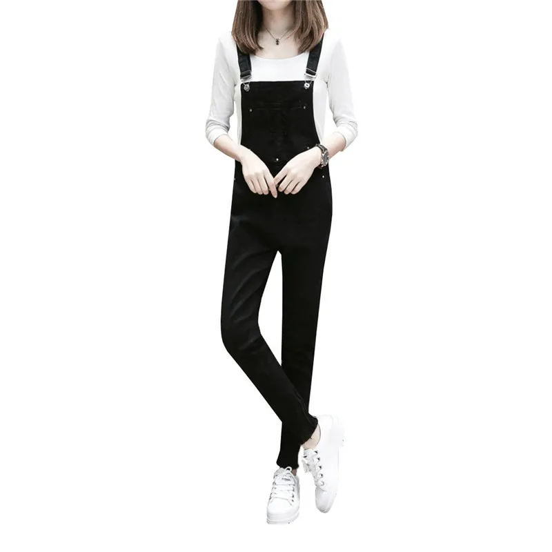 2019 новые весенние женские корейские ковбойские комбинезоны Харлан моды ремень