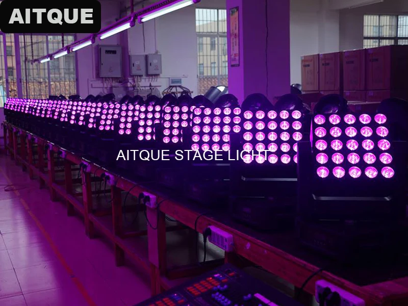 4 шт. диско lyre dmx светодиодная матрица движущаяся головка led 25x10 Вт Светодиодная