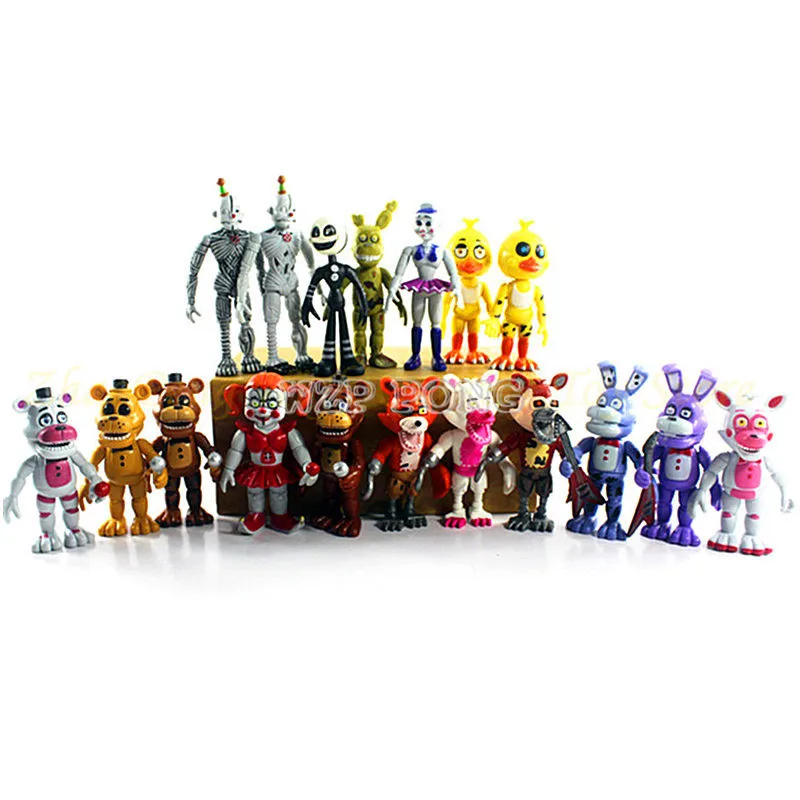 С принтом пять ночей с Фредди Полночь игрушка медведь игрушки FNAF сестра место