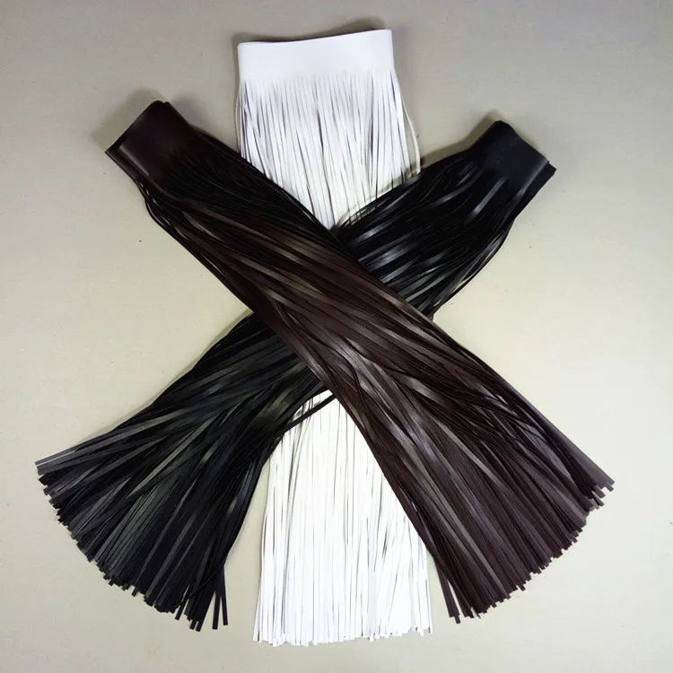 Модное шитье сделай сам 2 м из искусственной кожи с бахромой и кружевной отделкой