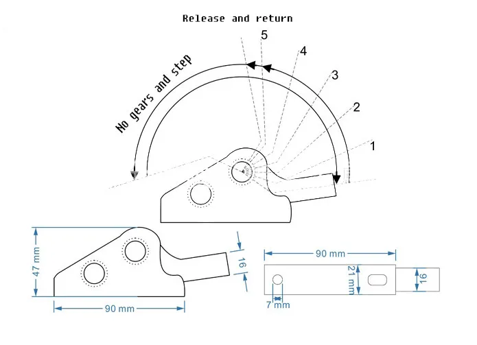 Складной шарнир для дивана винт сиденья Тип отверстия Регулируемый соединитель
